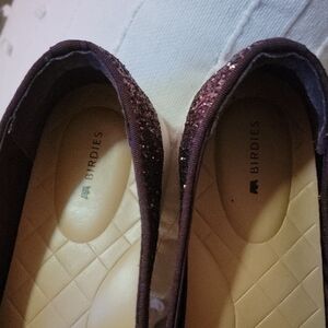 Birdies Women's Glitter Flats - Purple